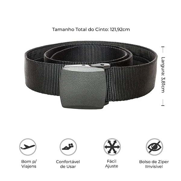 TripSafe Black Secret Belt