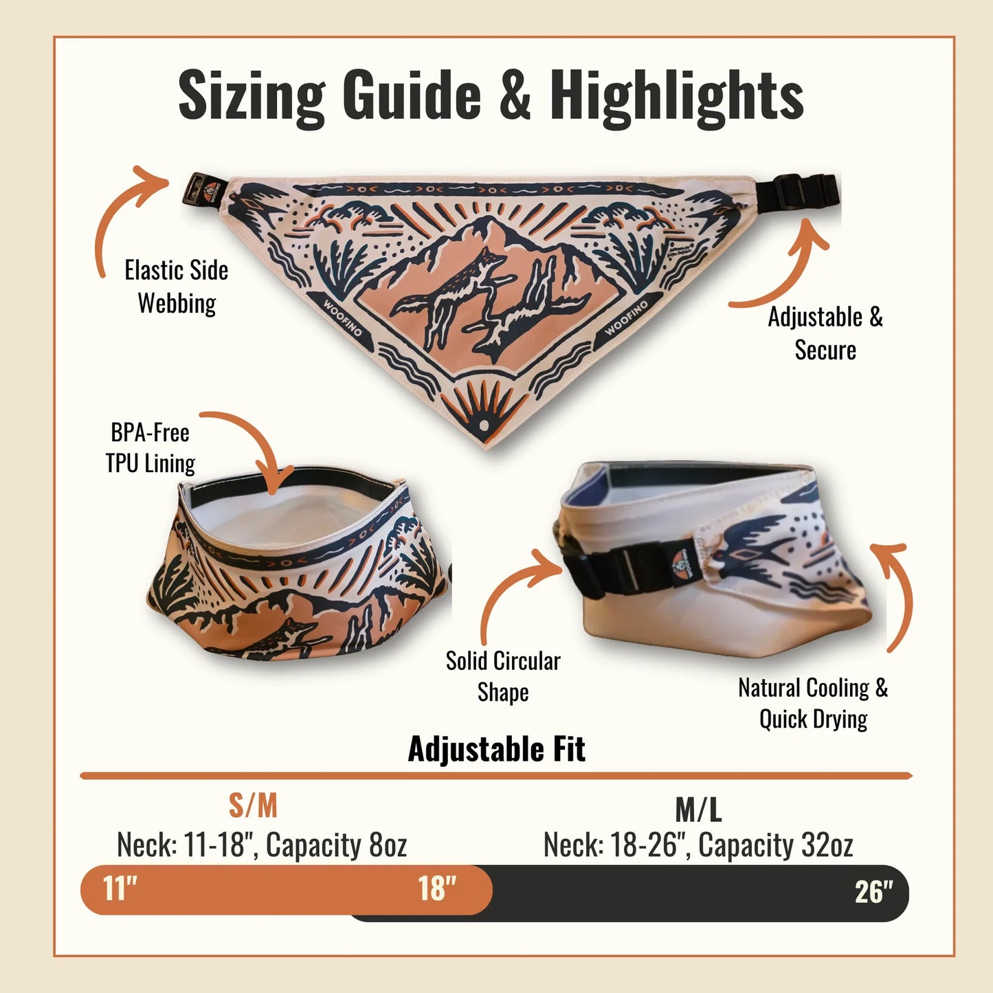 TrailPaws Adventure Bowl Bandana