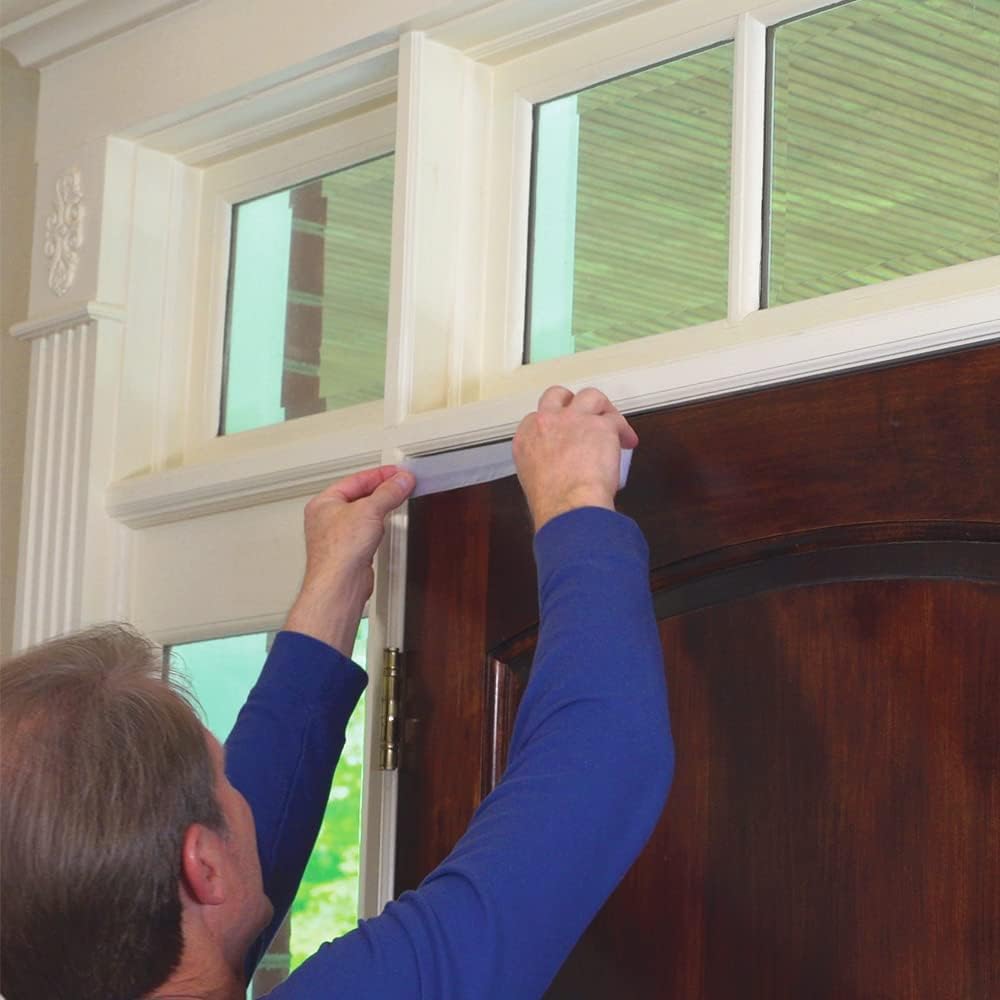 Alien Draft Seal – 49 ft Set of Adhesive & Flexible Flaps for Doors and Windows, Anti-Draft Weather Stripping (As Seen on TV)