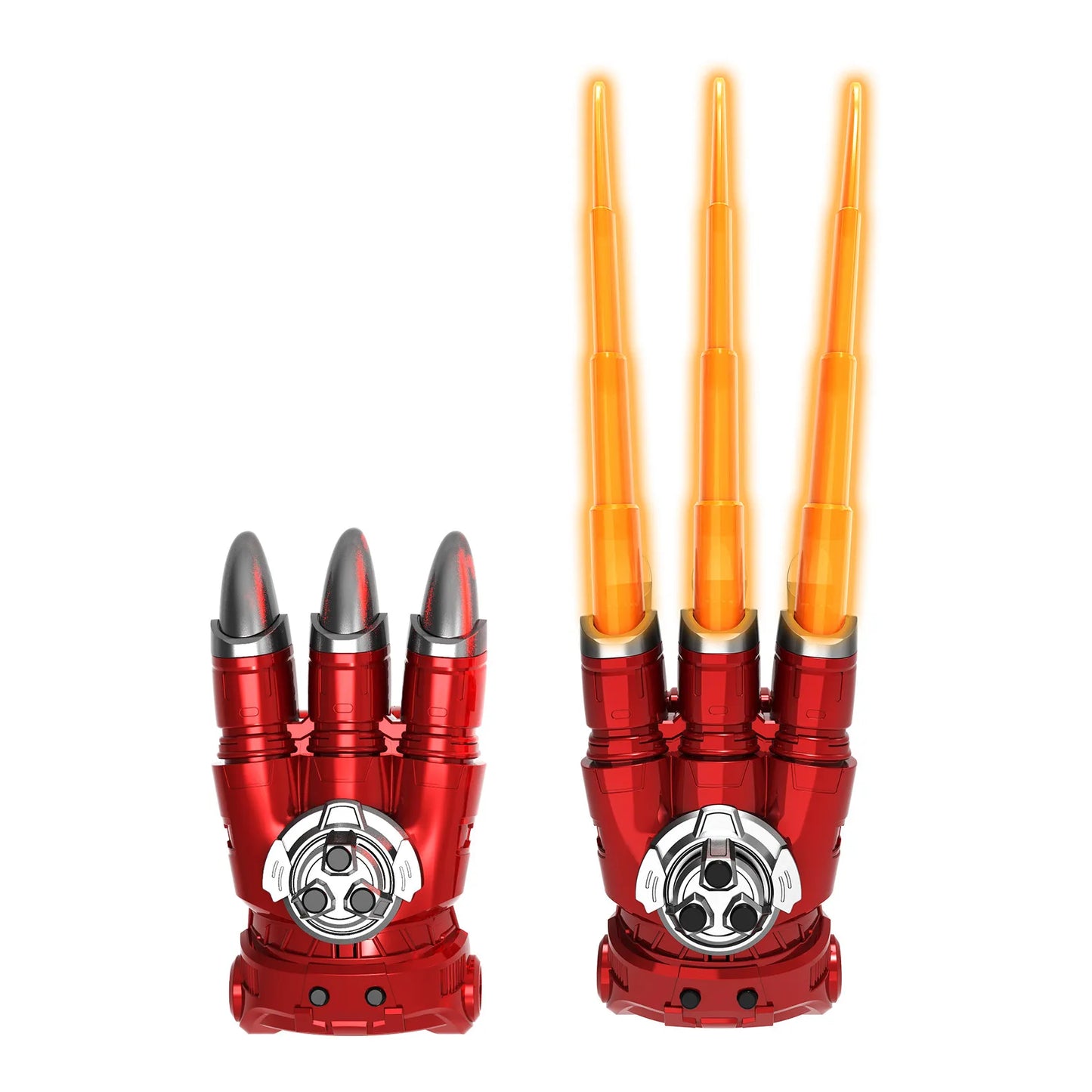 Boys' Toy Knife With Flint King Kong Fire Wolf Claw Retractable Laser Sword