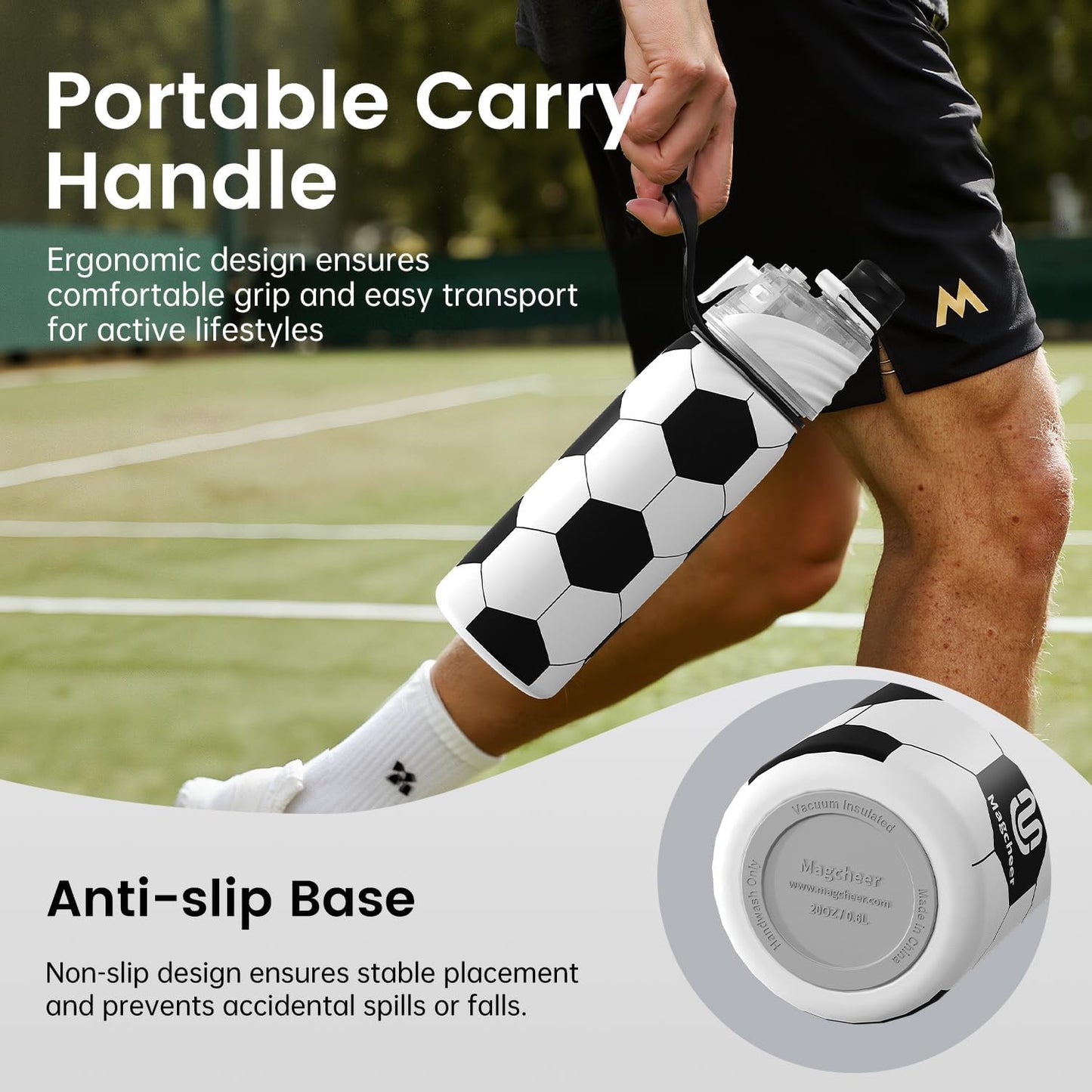 Soccer Mist Water Bottle