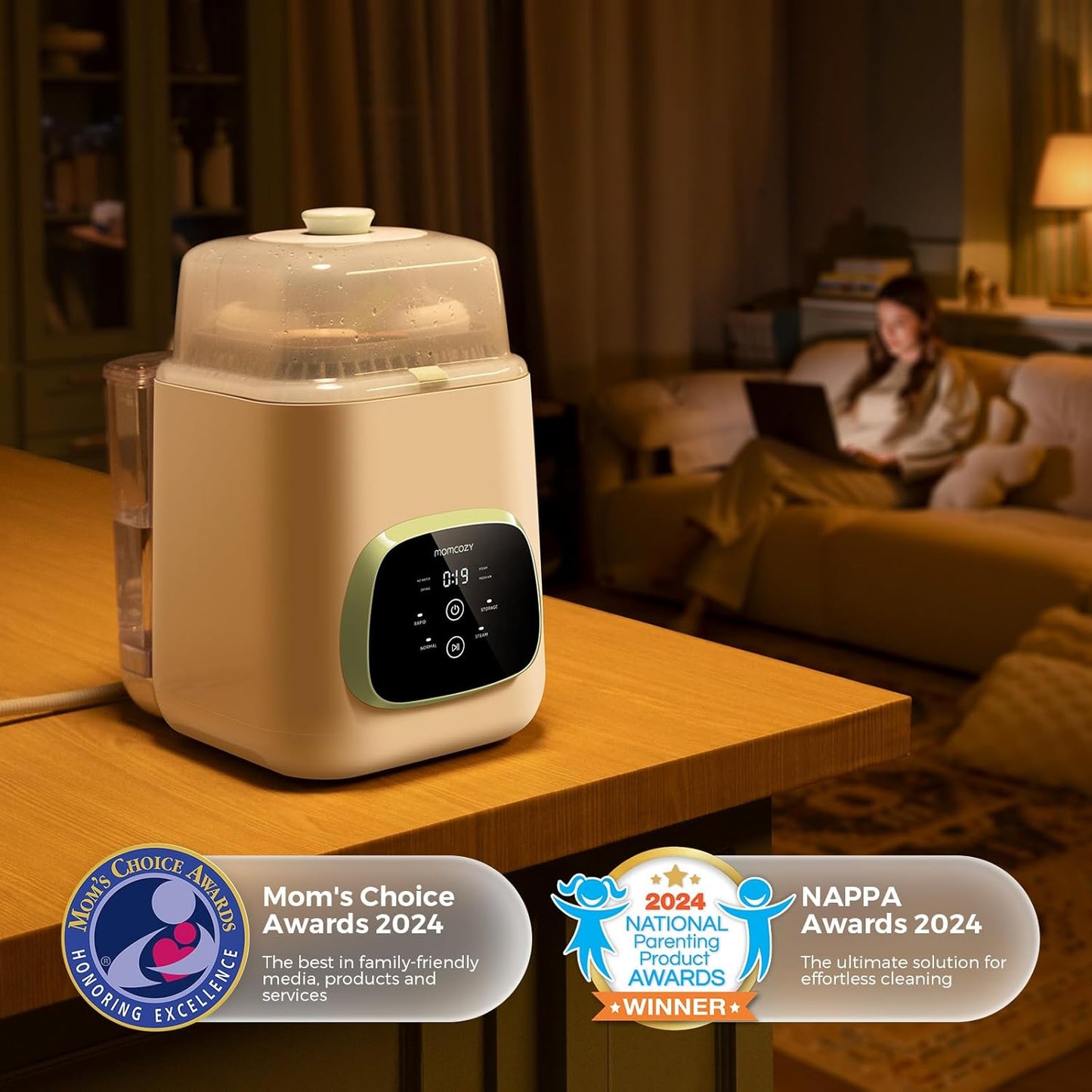 Baby Bottle Washer, Sterilizer & Dryer – All-in-One Cleaning Machine