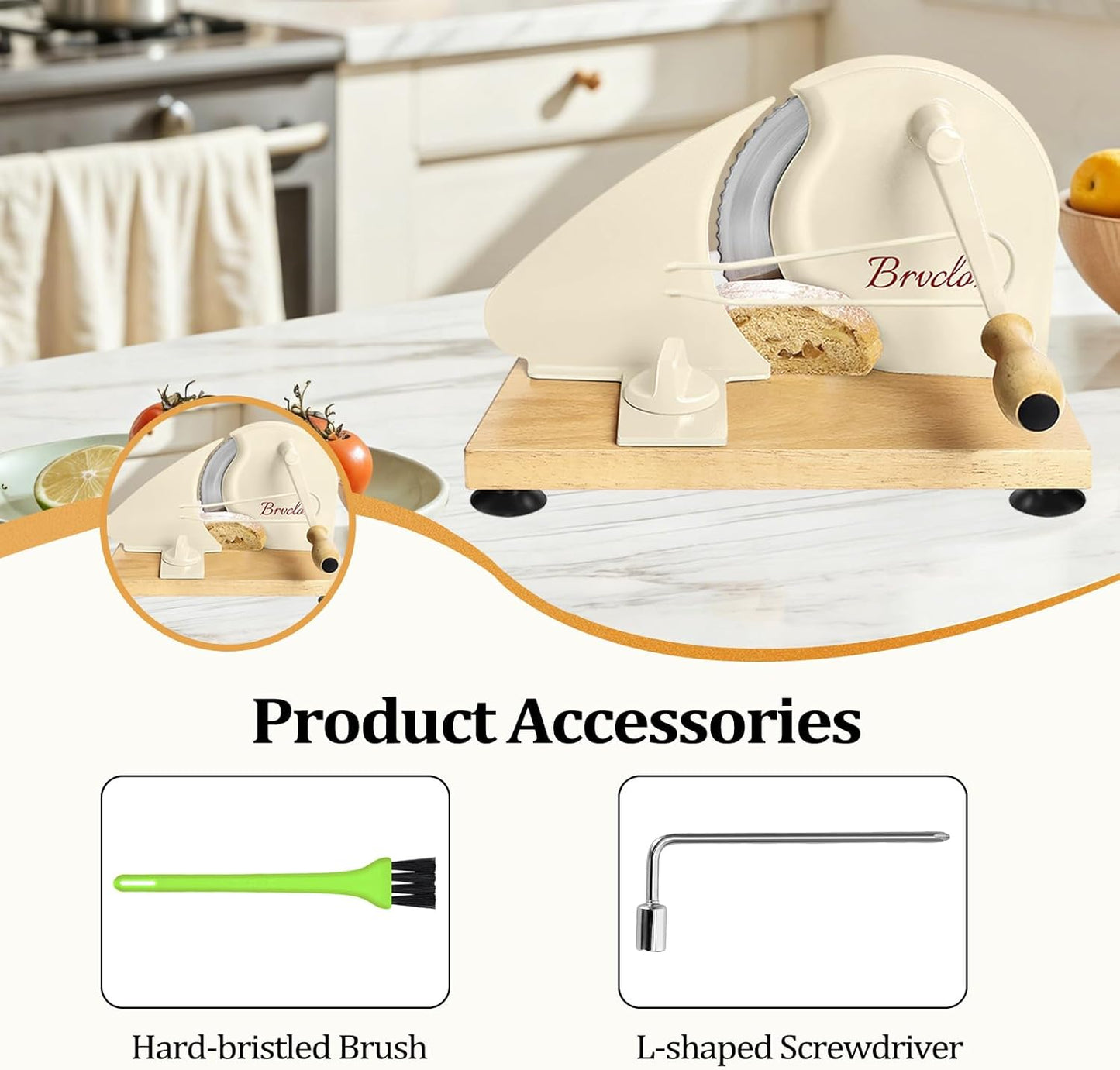 Manual Bread Slicer for Homemade Sourdough Bread,