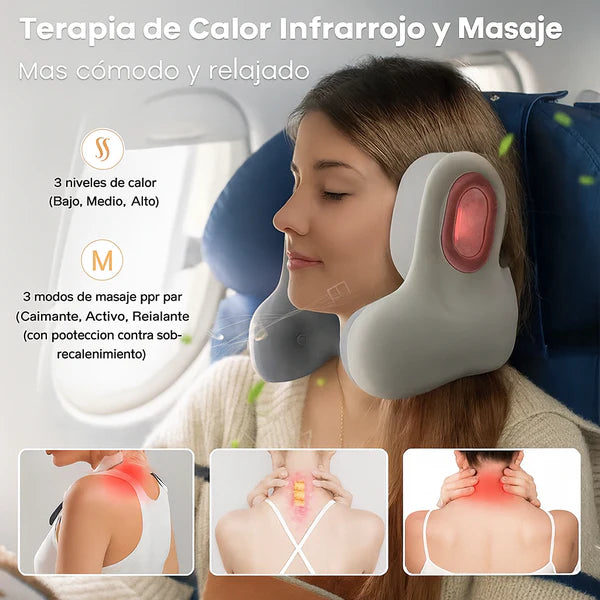 3-in-1 Massage - Heat - Earphone