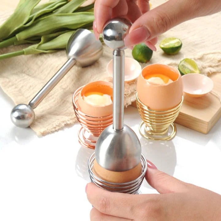 Stainless Steel Egg Topper - Easy Egg Opener