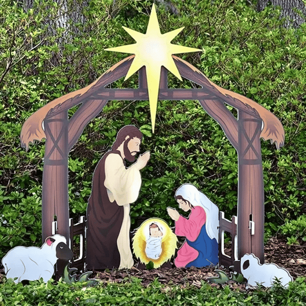 🔥LAST DAY 50% OFF 🔥Jesus Nativity Scene Sign(Buy 2 Free Shipping)