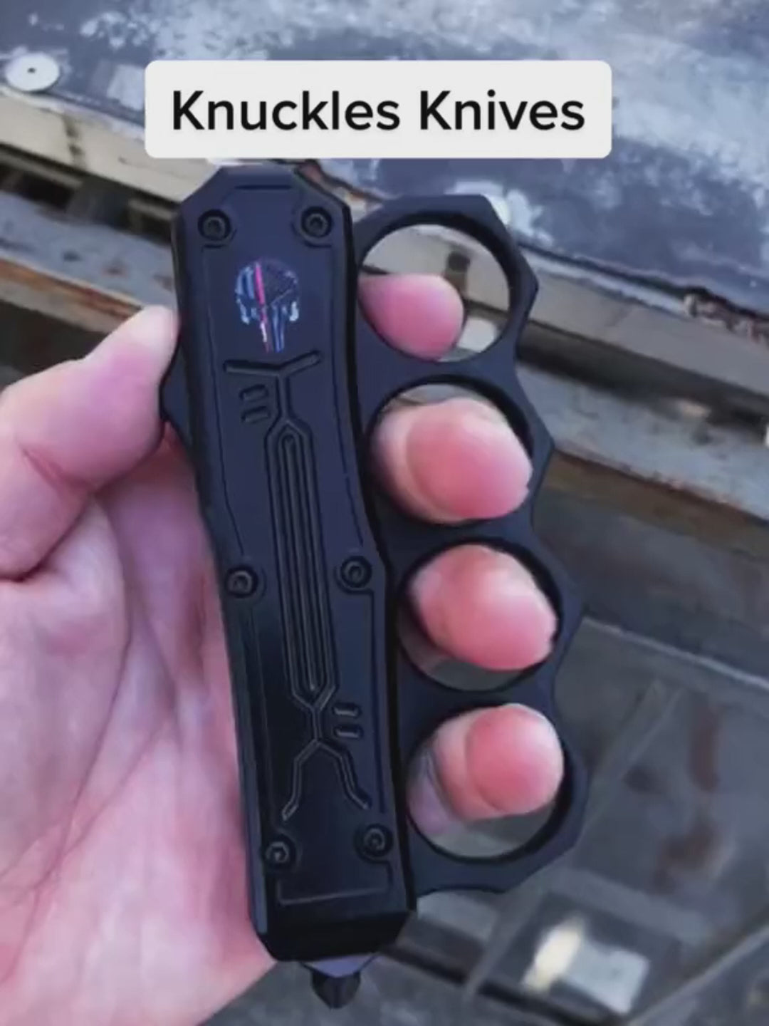 Knuckles OTF Knife