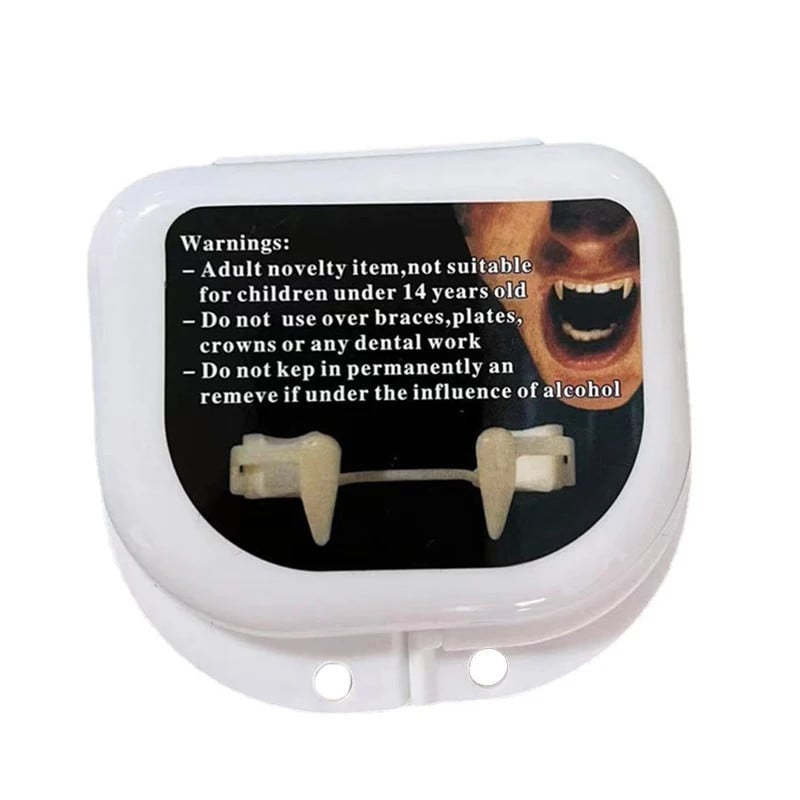 Retractable Vampire Teeth For Halloween