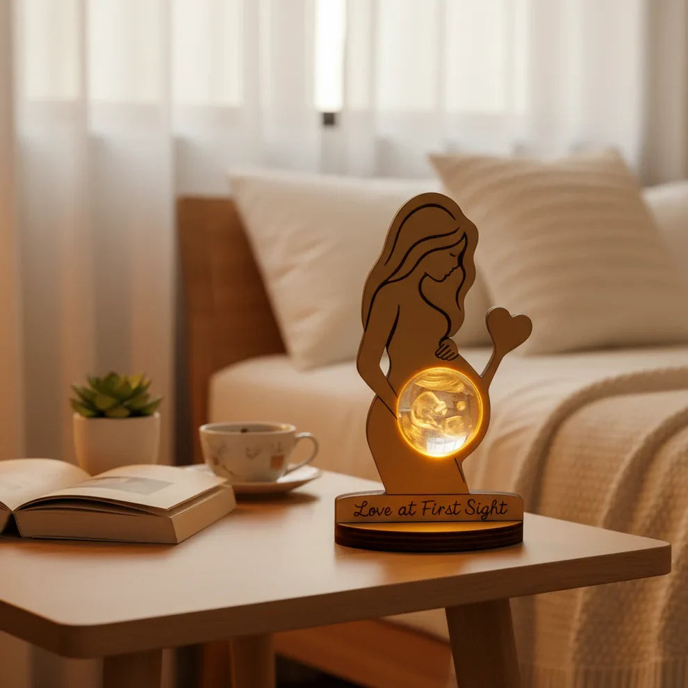 Custom Photo Crystal Lamp™ | Personalized LED Keepsake Gift