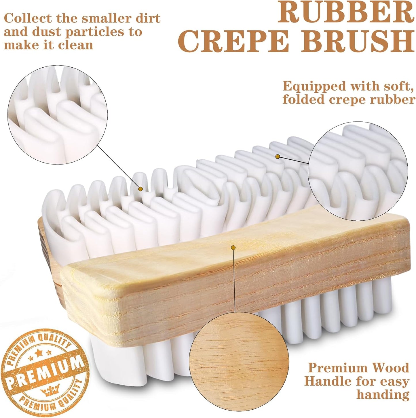Suede Crepe Brush Beechwood