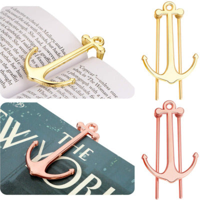 Three-dimensional Creative Metal Anchor Bookmark