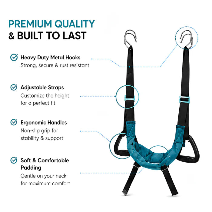 NeckEase Cervical Stretcher – Adjustable Neck Traction & Decompression Device