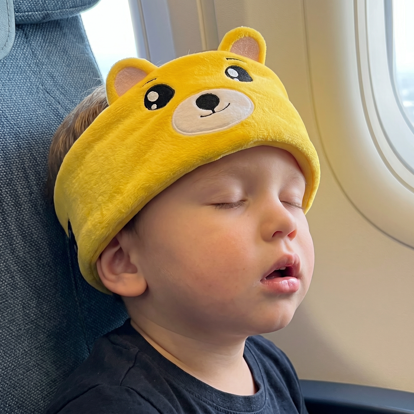 Kids Bluetooth Headband Headphones – Soft Sleep Mask Music Headwear