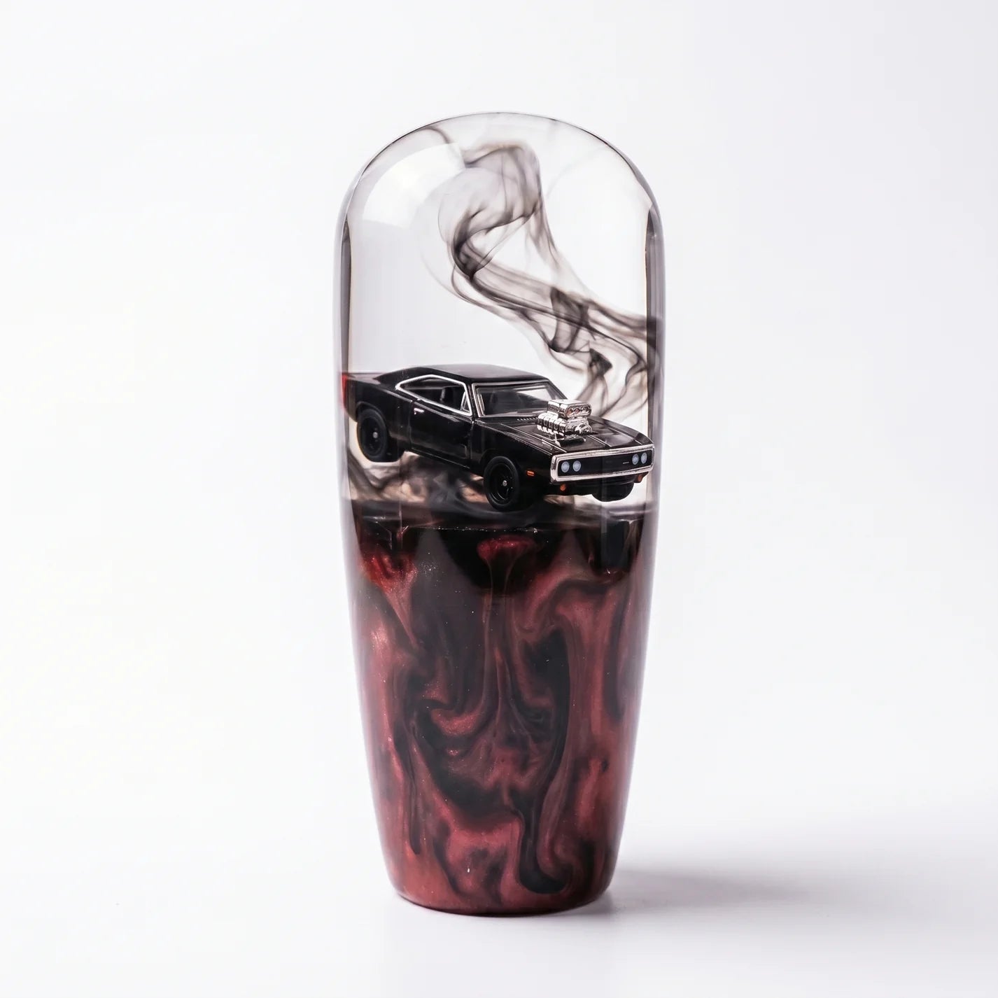 Crystal Resin Car Shift Knob – Realistic Mini Car Model Gear Shifter
