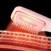 GlowScalp Therapy Brush– LED Scalp Massage Brush with Soft Silicone Bristles for Healthy Hair & Relaxation