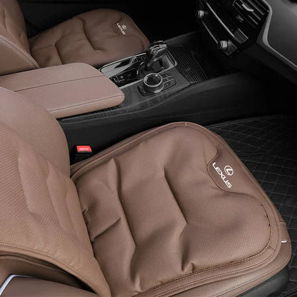 🔔Car Seat Cushion Premium Nappa Leather Comfortable Seat Back