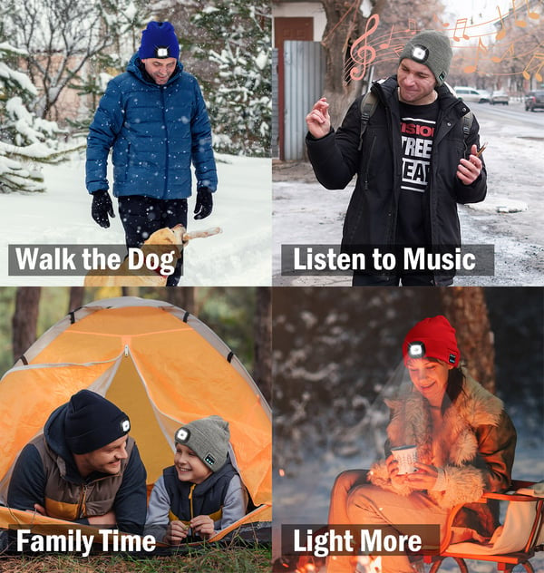 🔥 3-in-1 Function Bluetooth Beanie