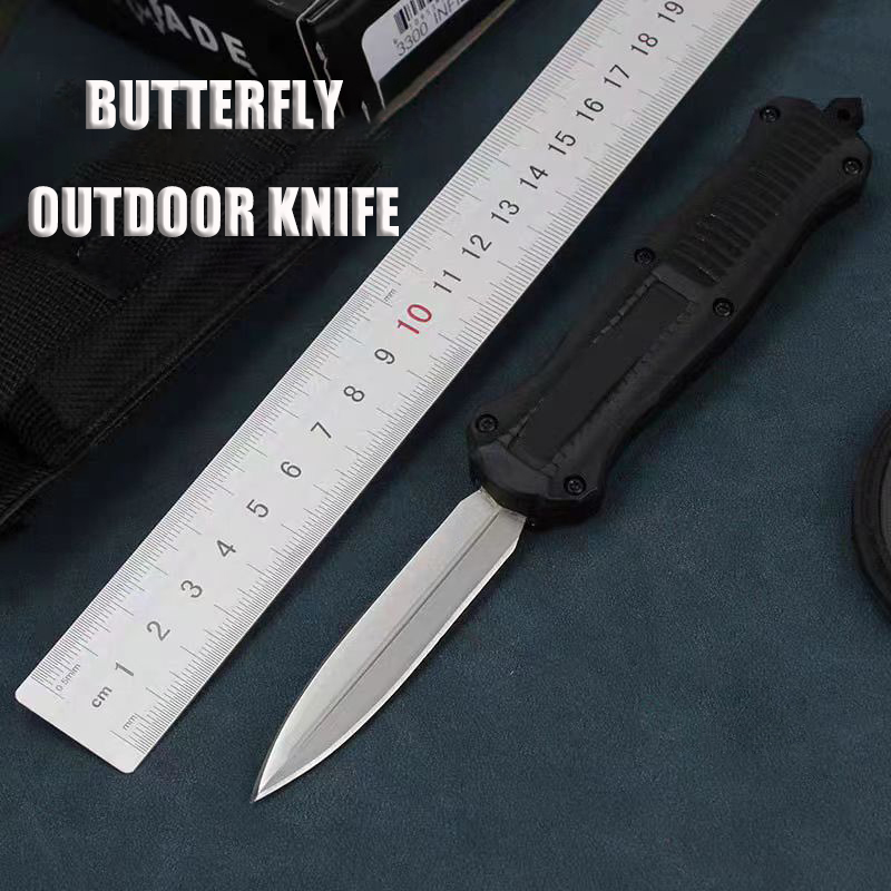 Outdoor knife portable zinc alloy tactical knife EDC folding self-defense knife