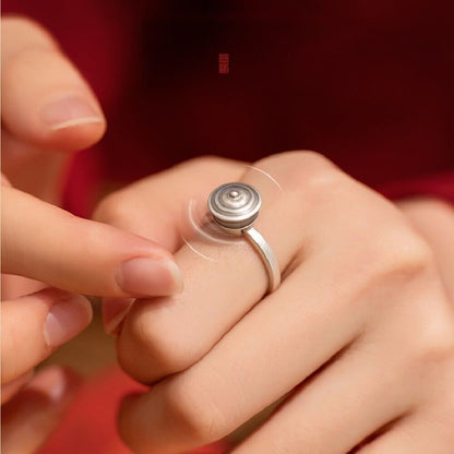 Lotus Anxiety Ring | Handcrafted Healing Ring