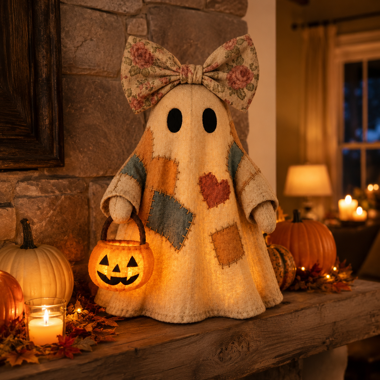 PatchGlow Vintage Ghost Lantern