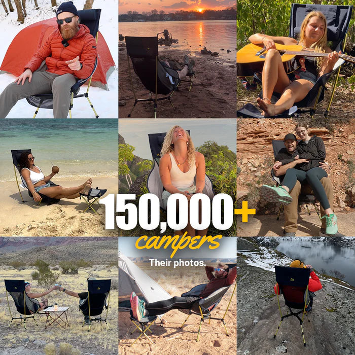Adjustable High-Back Camping Chair