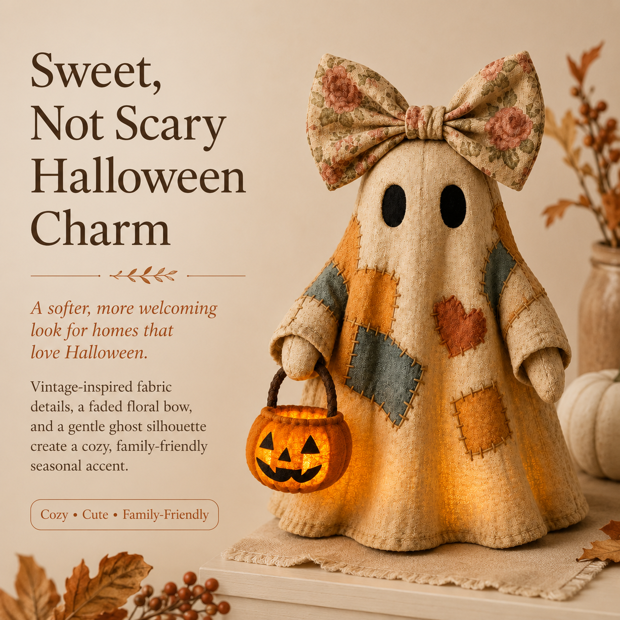 PatchGlow Vintage Ghost Lantern