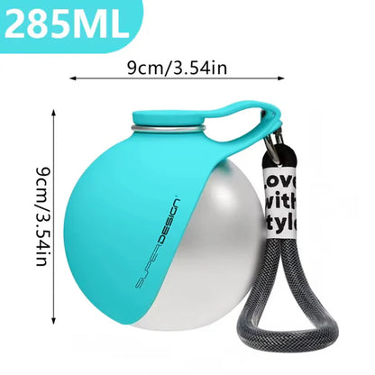 Portable Dog Water Bottle with Bowl