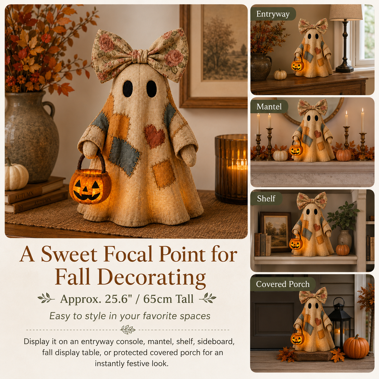 PatchGlow Vintage Ghost Lantern