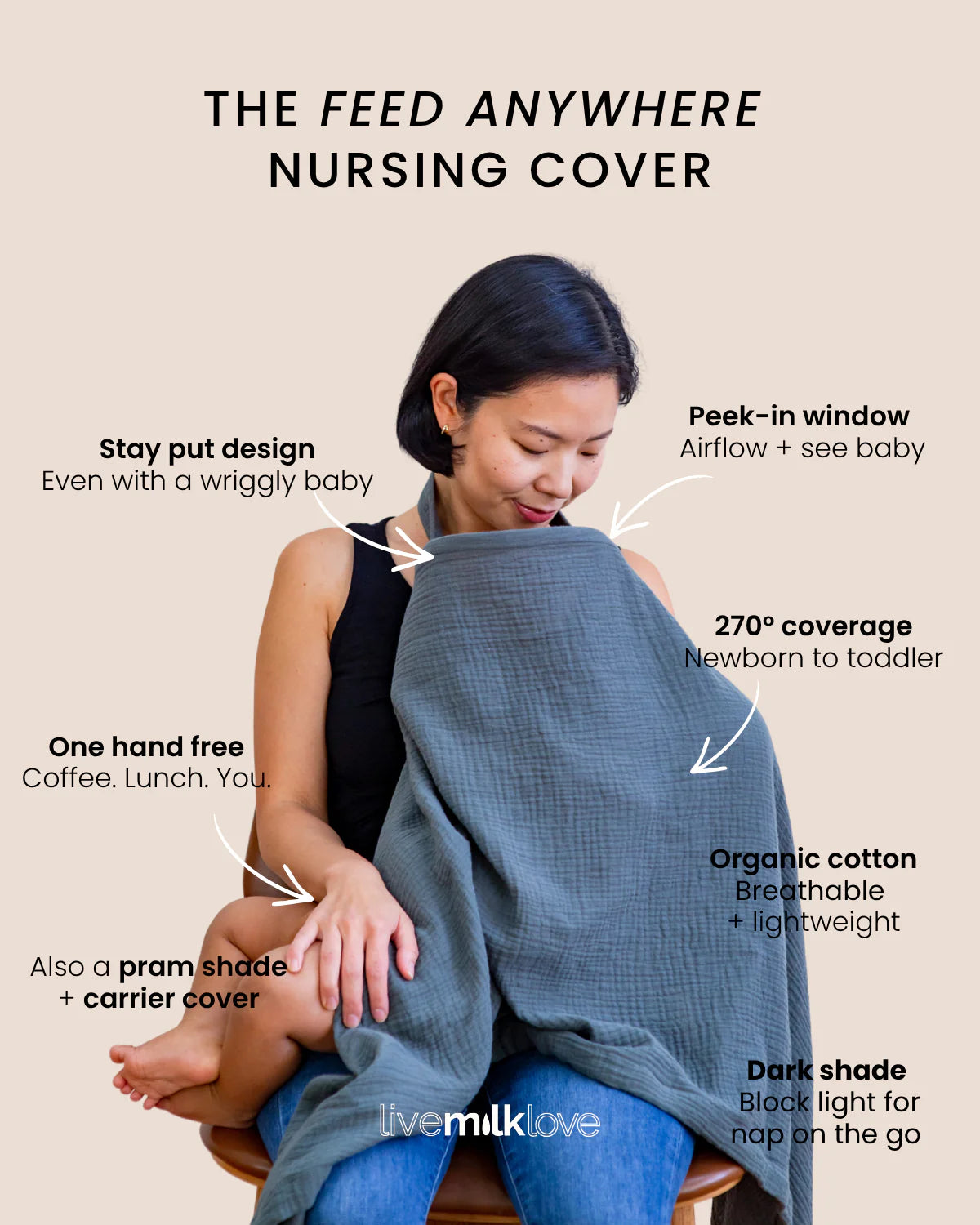 Feed Anywhere Nursing Cover