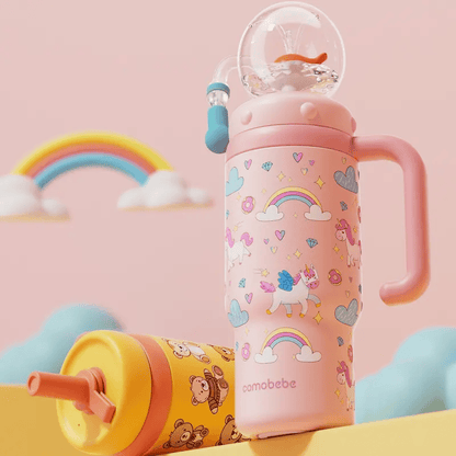 Interactive Whale Fountain Tumbler water Bottle