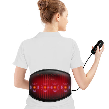 Vibration Massage Belt for Back Pain Relief with Heat