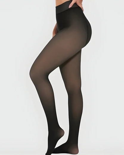 Translucent Fleece Lined Tights