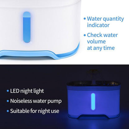 2.5L Stainless Steel Automatic Pet Water Fountain