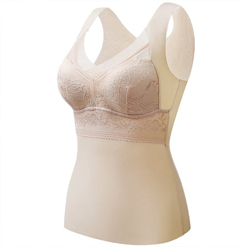 LAST DAY🎉Buy 1 Get 2 Free(Add 3 pcs to cart)⚡2-in-1 Built-in Bra Thermal Underwear