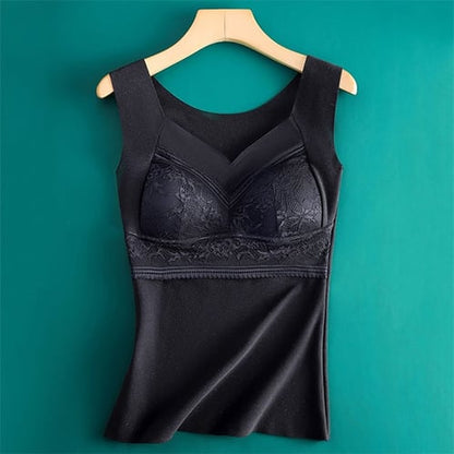 LAST DAY🎉Buy 1 Get 2 Free(Add 3 pcs to cart)⚡2-in-1 Built-in Bra Thermal Underwear