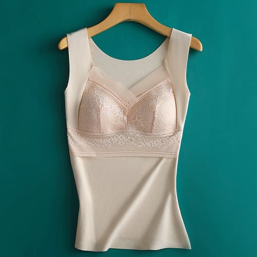 LAST DAY🎉Buy 1 Get 2 Free(Add 3 pcs to cart)⚡2-in-1 Built-in Bra Thermal Underwear