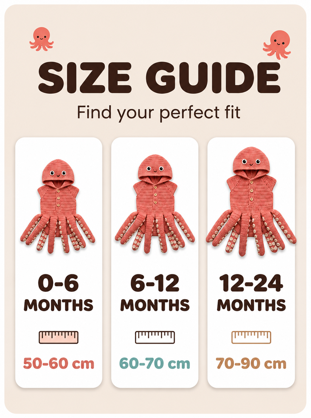 Cozy Baby Octopus Suit