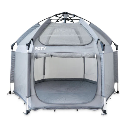 PETY large dog playpen set, with floor mat and roof