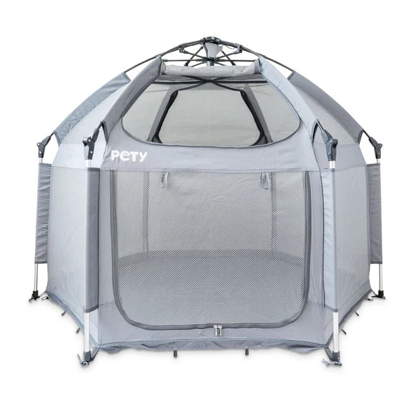 PETY large dog playpen set, with floor mat and roof