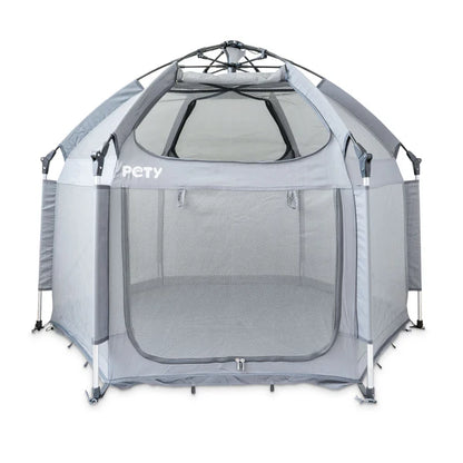 PETY large dog playpen set, with floor mat and roof