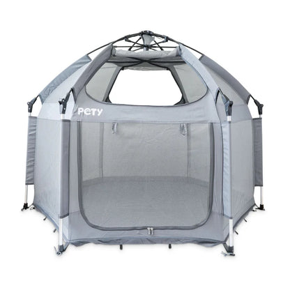 PETY large dog playpen set, with floor mat and roof