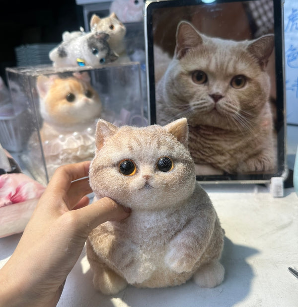 Customized Chubby Big Size Silicone Cat