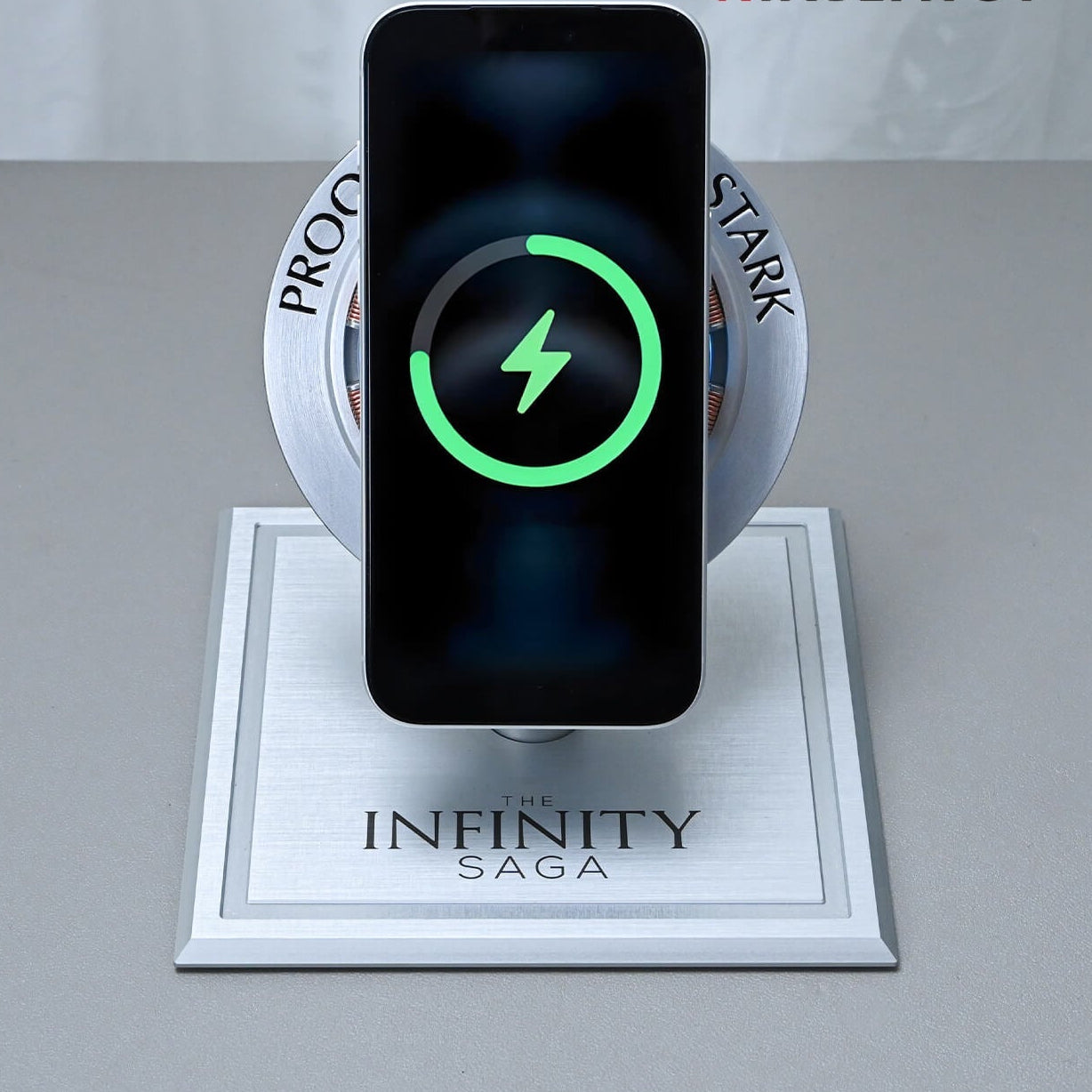 StarkCore Arc Reactor Wireless Charging Pad | 15W Qi Fast Charger with Ambient Lighting