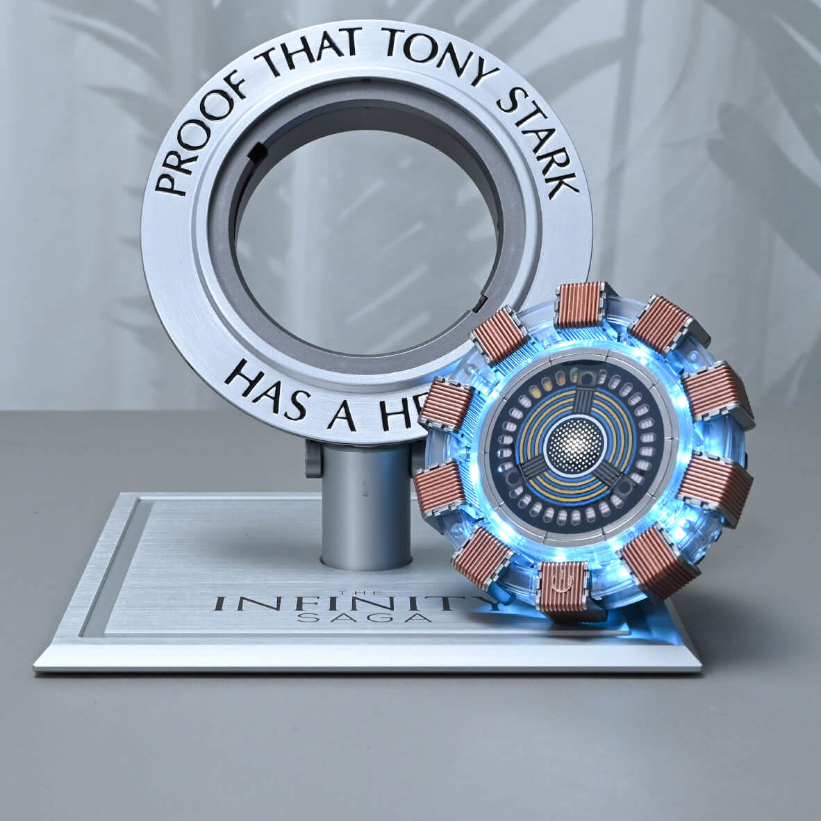 StarkCore Arc Reactor Wireless Charging Pad | 15W Qi Fast Charger with Ambient Lighting