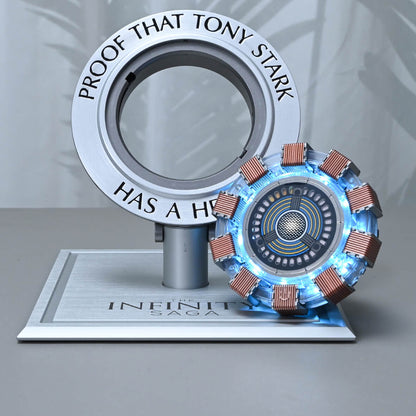 StarkCore Arc Reactor Wireless Charging Pad | 15W Qi Fast Charger with Ambient Lighting