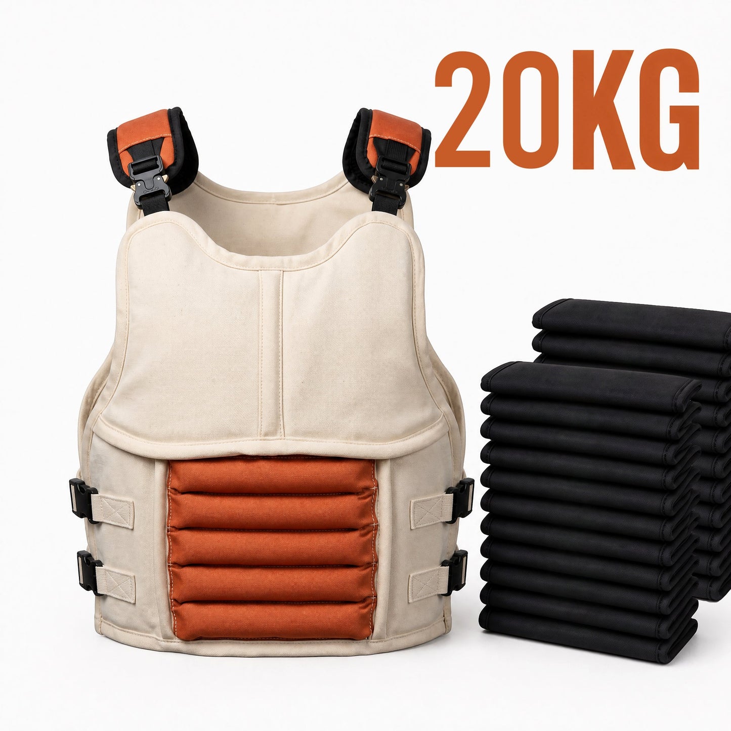 Adjustable Weighted Training Vest – Custom Load Fitness Vest