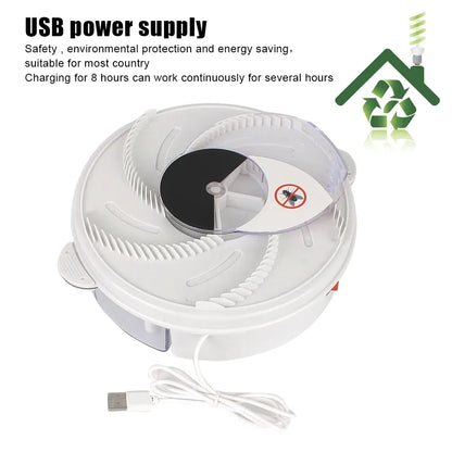 Electric Pest Repeller USB Insect Catcher: Indoor/Outdoor Pest Control, Automatic Fly Catcher, Non-Toxic Solution