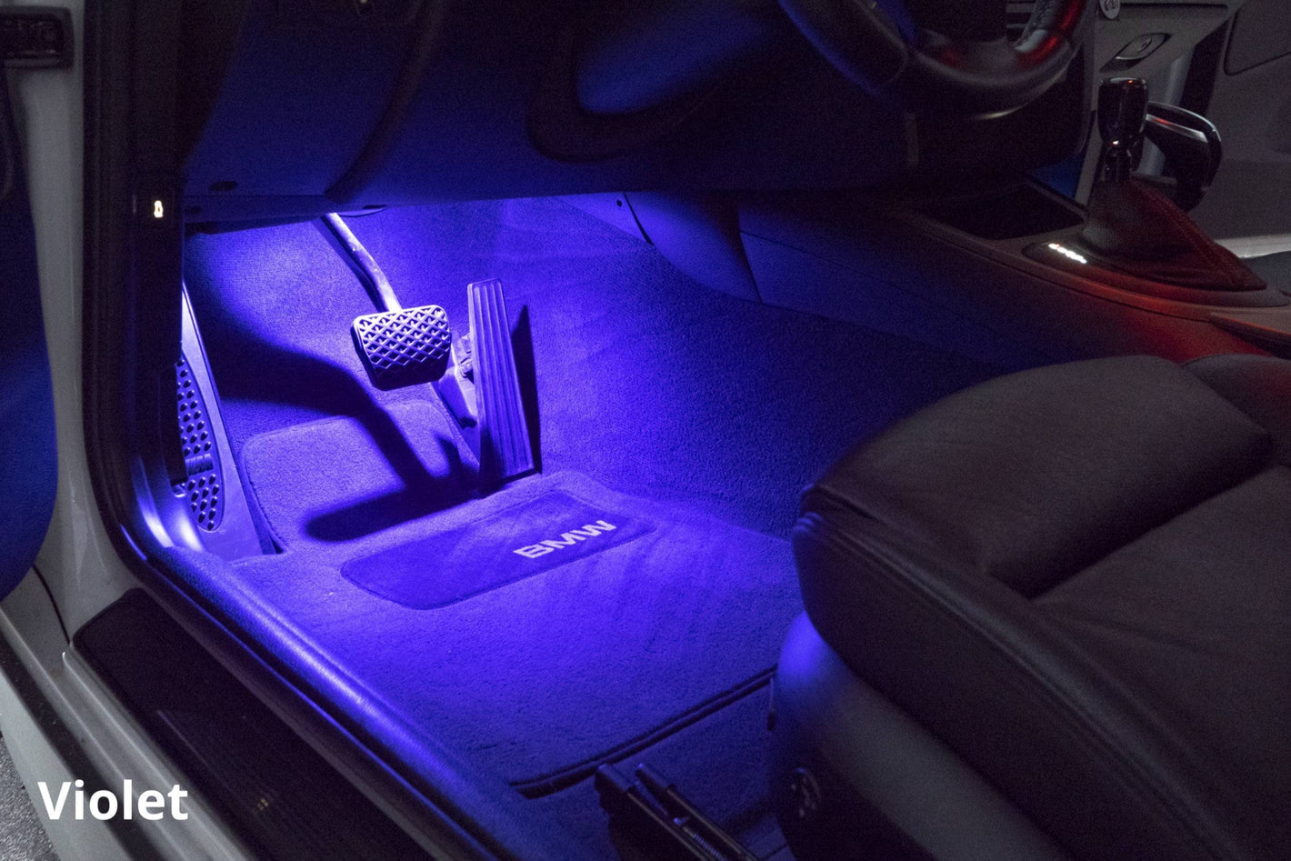 4 Wireless Car Interior Ambient Lights