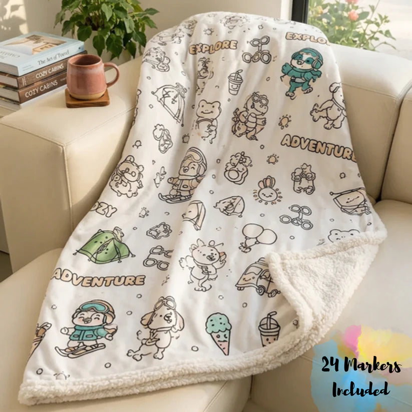 ColorCuddle Creative Blanket