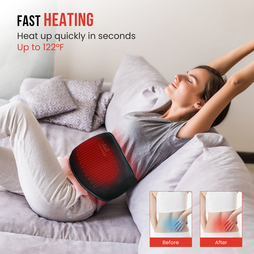 Vibration Massage Belt for Back Pain Relief with Heat